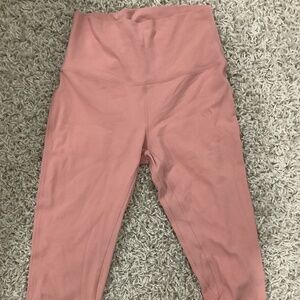 Lululemon, womens mid calf tights, size 6